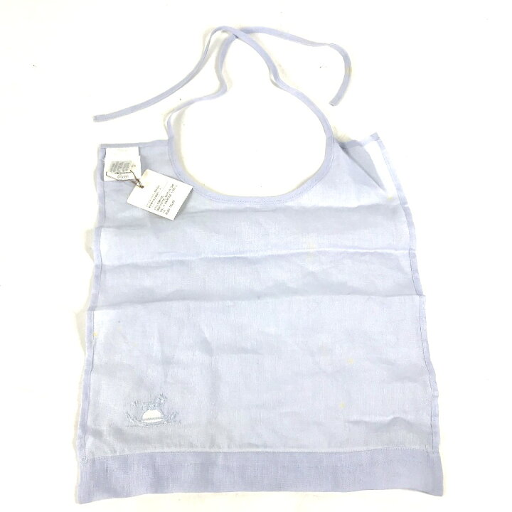 HERMES エルメス スタイ 本物 よだれかけ リバーシブル うさぎ リス 鳥 木馬 aq11485 HERMES　ベビー　エルメス　スタイ　よだれかけ　リバーシブル　aq11485