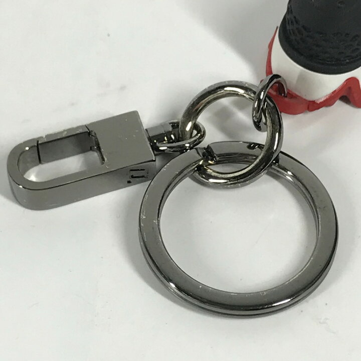 未使用】クリスチャンルブタン メンズ キーホルダー キーリング バッグ 