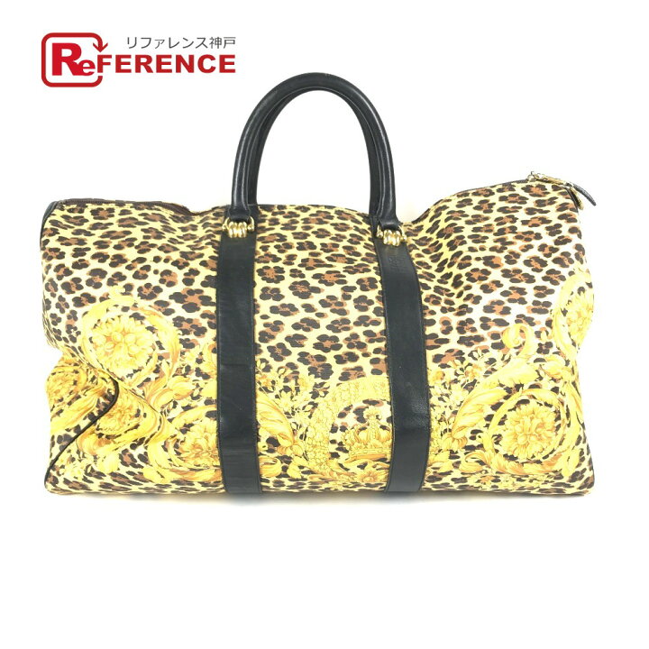 楽天市場】VERSACE ヴェルサーチ レオパード 豹柄 ヒョウ 旅行バッグ  