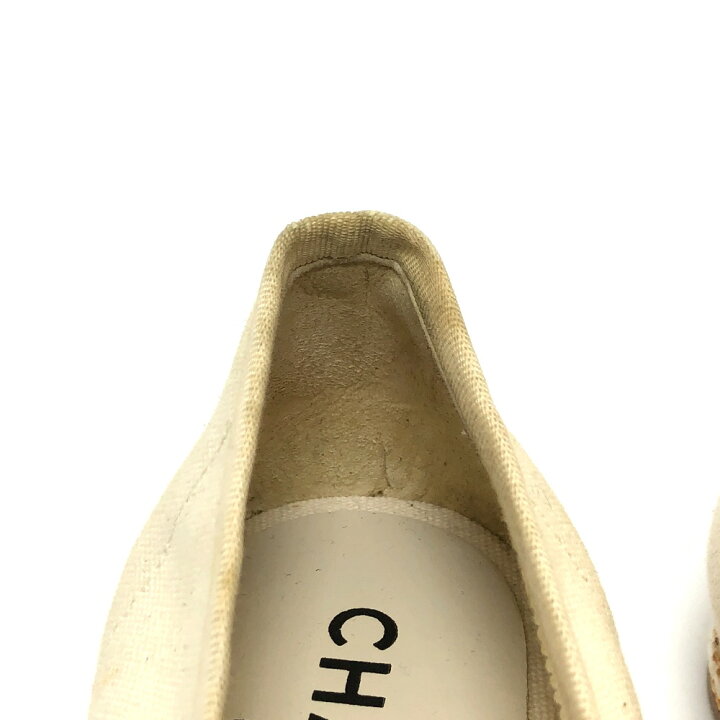 楽天市場】CHANEL シャネル ココマーク エスパド リボン バイカラー  