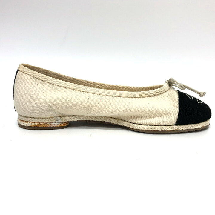 楽天市場】CHANEL シャネル ココマーク エスパド リボン バイカラー  