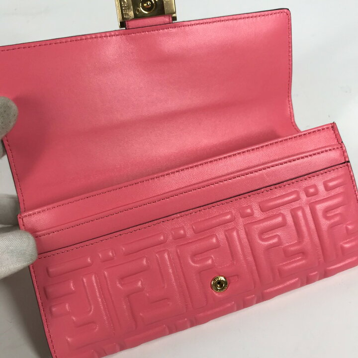 楽天市場】FENDI フェンディ 8M0251 ズッカ バゲット コンチネンタル  