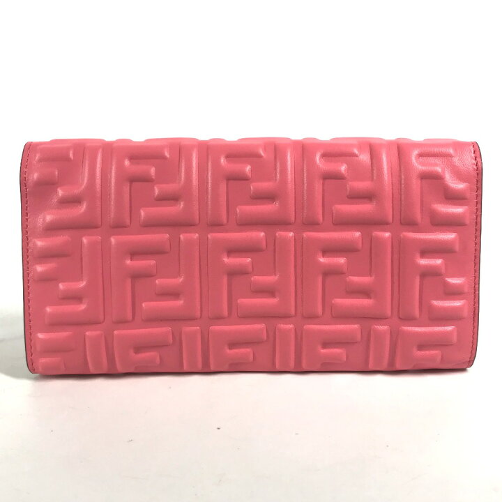 楽天市場】FENDI フェンディ 8M0251 ズッカ バゲット コンチネンタル  