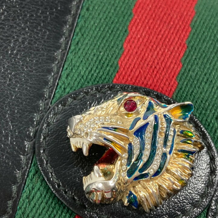 楽天市場】GUCCI グッチ 573790 ラインストーン シェリーライン ラジャ 