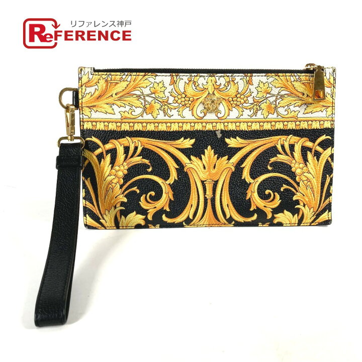 楽天市場】VERSACE ヴェルサーチ ポーチ カバン 総柄 ロゴ ストラップ 