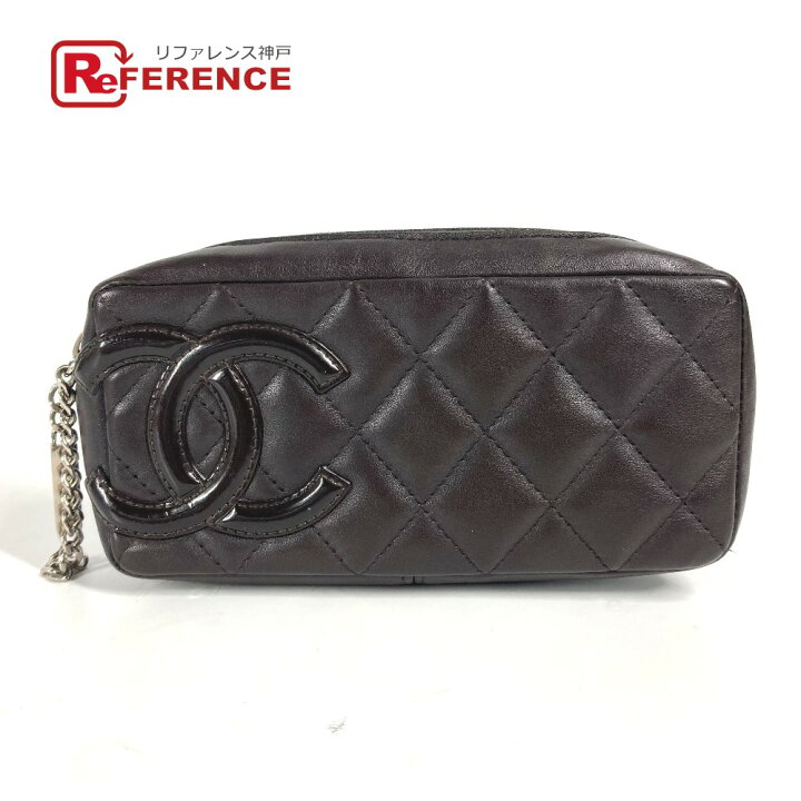 楽天市場】CHANEL シャネル メイクポーチ 化粧ポーチ カンボンライン 