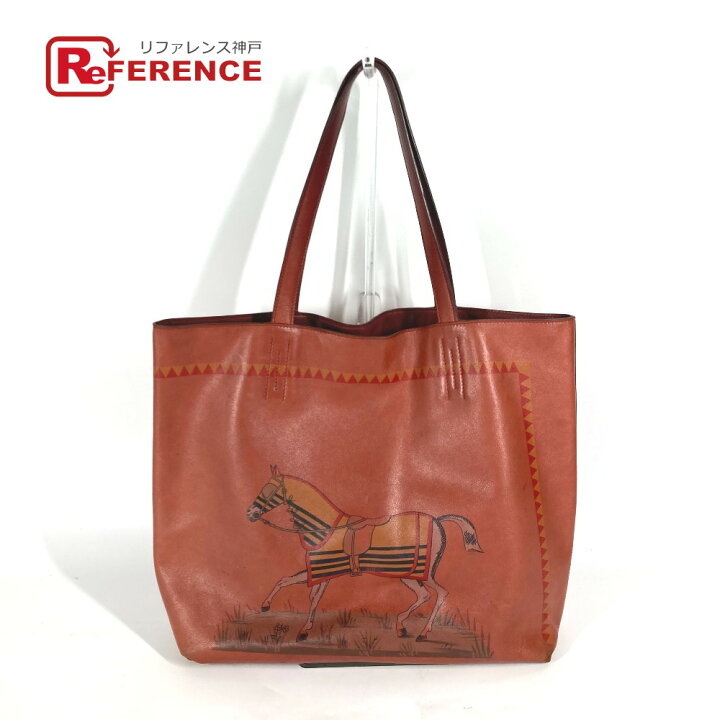楽天市場】HERMES エルメス リバーシブル ドゥーブルセンス 45 