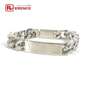 LOUIS VUITTON ルイヴィトン M62486 チェーン ブレスレット モノグラム アクセサリー ブレスレット メタル メンズ シルバー 【中古】