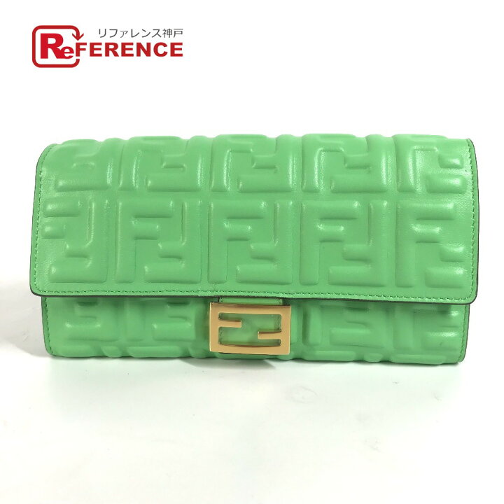 楽天市場】FENDI フェンディ 8M0251 ズッカ バゲット コンチネンタル  