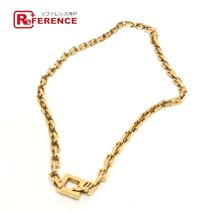 楽天市場】GUCCI グッチ K18YG G ロゴ リンク スクエア チェーン  