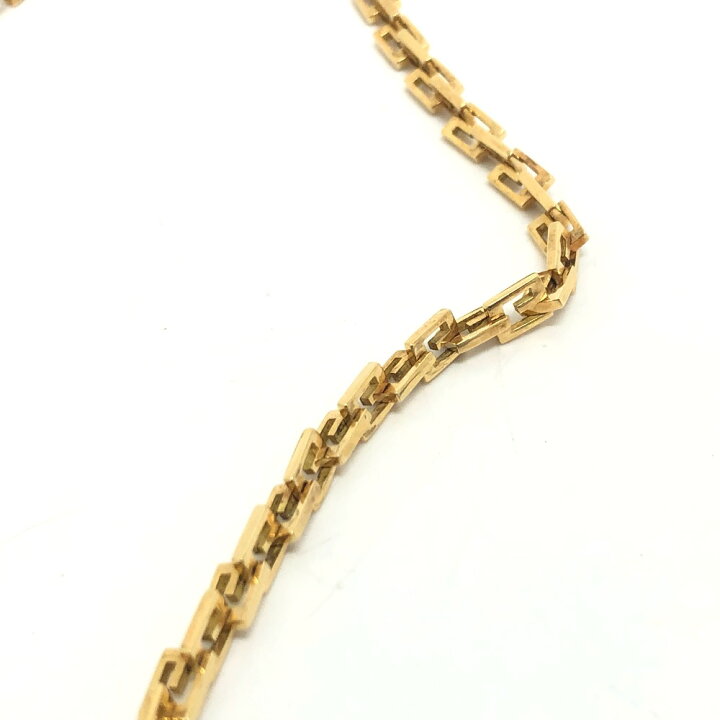 楽天市場】GUCCI グッチ K18YG G ロゴ リンク スクエア チェーン 