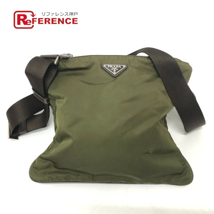 楽天市場】PRADA プラダ トライアングルロゴ 斜め掛け 肩掛け  