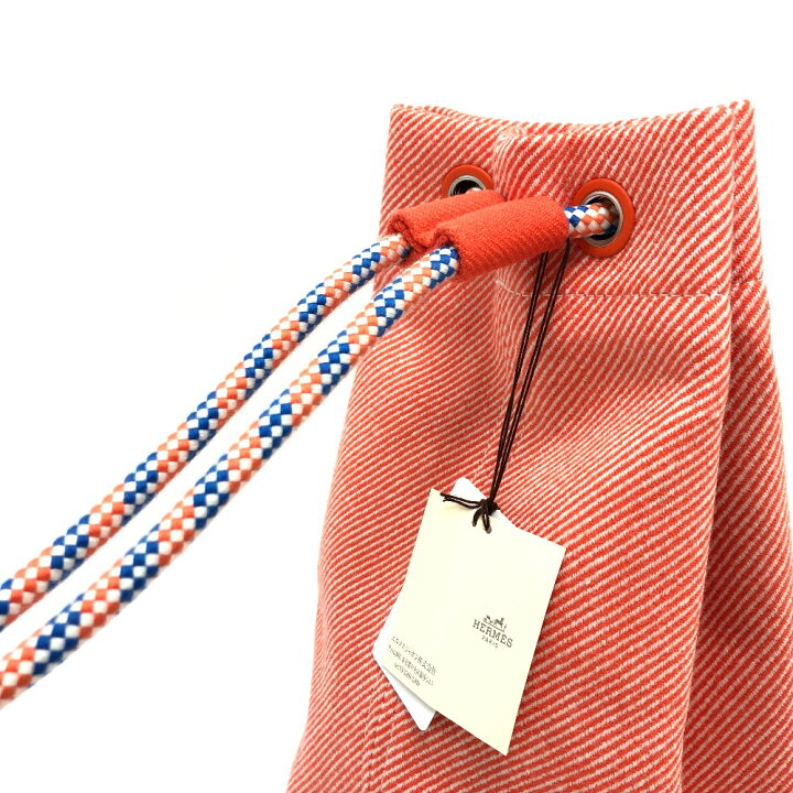 楽天市場】HERMES エルメス エポペ ダッフルバッグ 巾着 バッグ カバン  