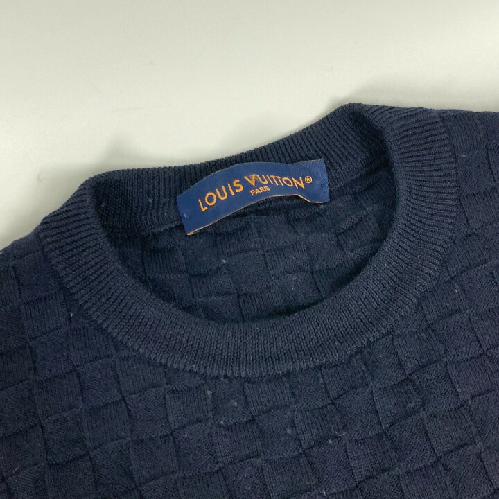 楽天市場】LOUIS VUITTON ルイヴィトン ダミエ ニット 長袖 トップス 