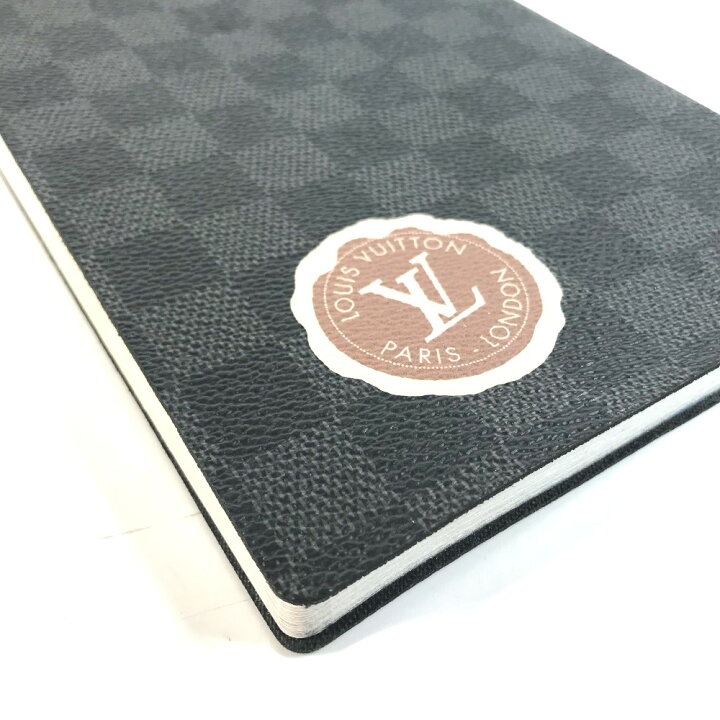 楽天市場】LOUIS VUITTON ルイヴィトン ダミエグラフィット ロゴ メモ  