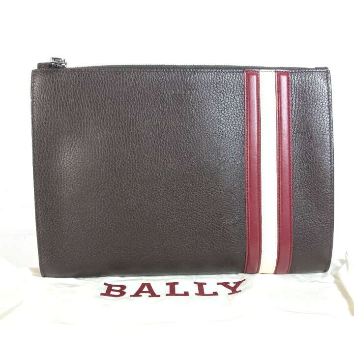 楽天市場】BALLY バリー CURTZ.TSP ストライプ セカンドバッグ ポーチ 