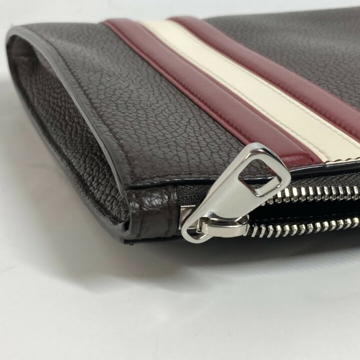 楽天市場】BALLY バリー CURTZ.TSP ストライプ セカンドバッグ ポーチ 