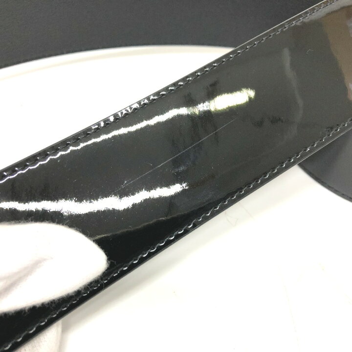 楽天市場】LOUIS VUITTON ルイヴィトン MP144 ベルト パテントレザー 