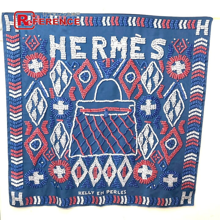 楽天市場】HERMES エルメス カレジェアン140 KELLY EN PERLES 