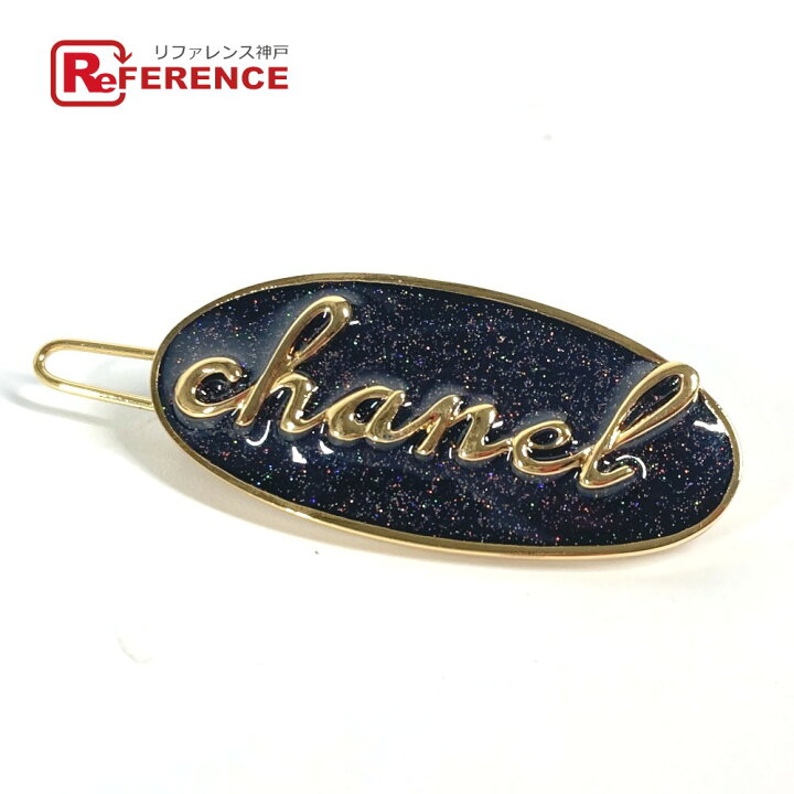 楽天市場】CHANEL シャネル C24C ロゴ ラメ ヘアピン ヘアアクセサリー 