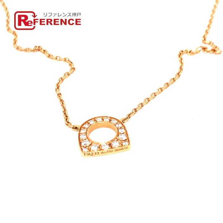 楽天市場】FRED フレッド K18PG サクセスネックレス ダイヤ ネックレス  