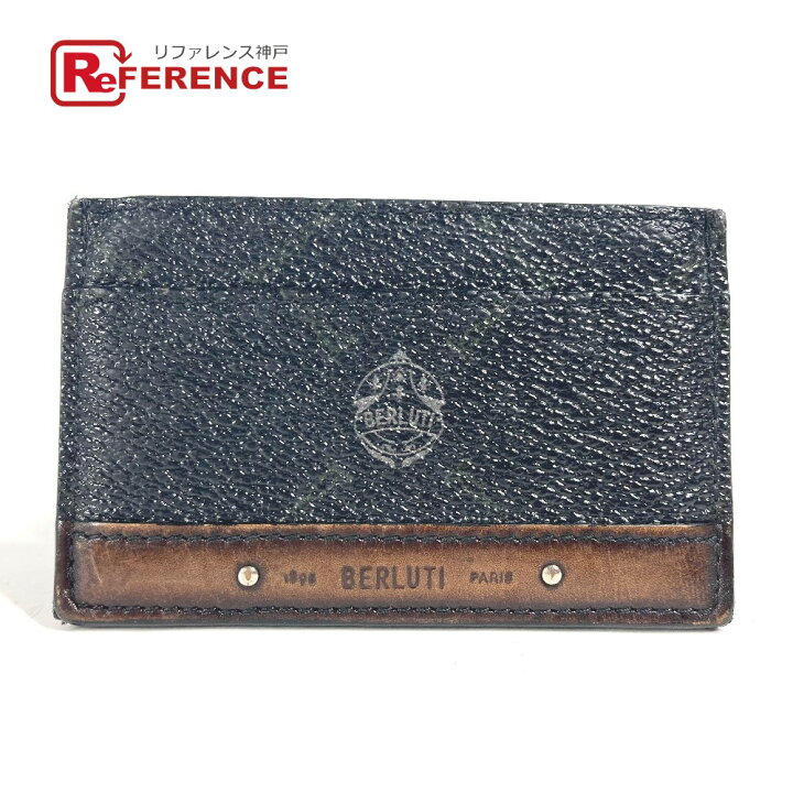 楽天市場】Berluti ベルルッティ ロゴ 名刺入れ パスケース カード 