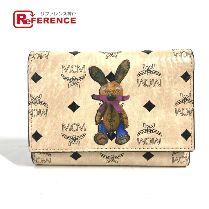 MCM ウサギデザイン 三つ折り財布 ヴィセトス ラビット 