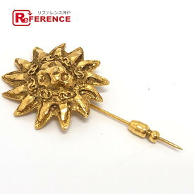 CHANEL シャネル ヴィンテージ ライオン ピンブローチ ブローチ メタル レディース ゴールド 【中古】