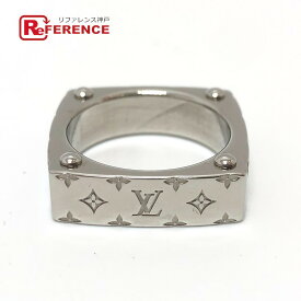 LOUIS VUITTON ルイヴィトン M00695 リング・モノグラム ボールド リング・指輪 メタル メンズ シルバー 21号 【中古】