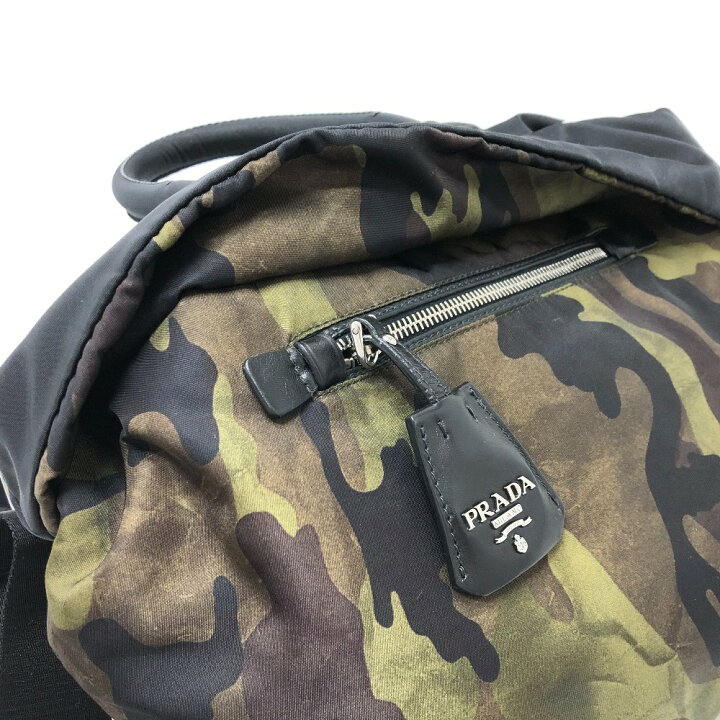 楽天市場】PRADA プラダ B1959 カモフラ 迷彩 2WAY 肩掛け 斜め掛け  