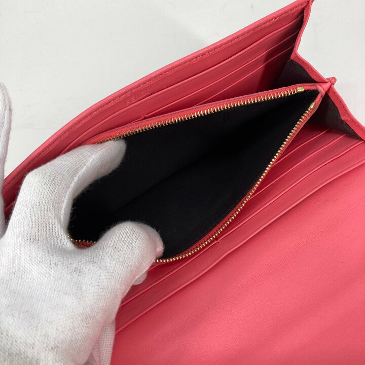 楽天市場】FENDI フェンディ 8M0251 ズッカ バゲット コンチネンタル 