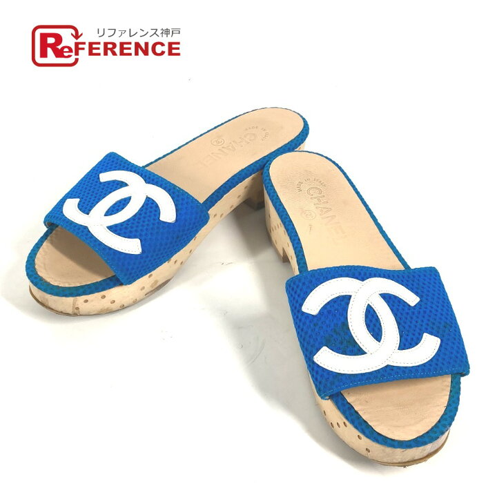 楽天市場】CHANEL シャネル G27145 CC ココマーク バイカラー 靴 