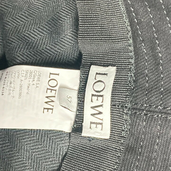 楽天市場】LOEWE ロエベ K820HB1X20 ステッチブリム フリンジエッジ 