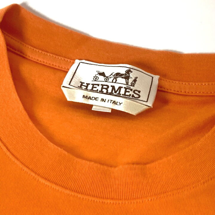 楽天市場】HERMES エルメス ロゴ アパレル トップス 半袖Tシャツ 