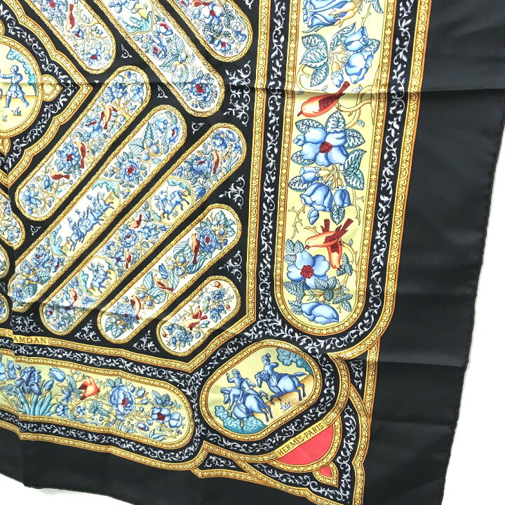 楽天市場】HERMES エルメス カラムダン QALAMDAN カレ90 スカーフ 