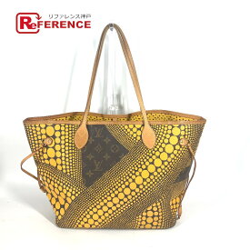 LOUIS VUITTON ルイヴィトン M40685 草間彌生コラボ モノグラム ウェーブ ドット ネヴァーフル MM カバン ショルダーバッグ 肩掛け トートバッグ モノグラムキャンバス レディース ジョーヌ イエロー 【中古】