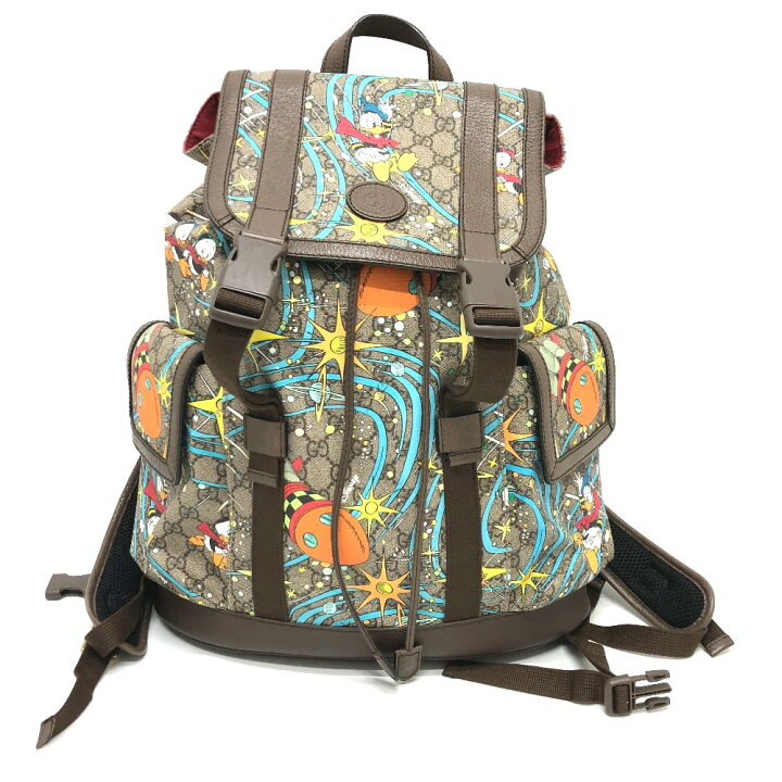 美品 グッチ ディズニー オフィディア 三匹のこぶた GGスプリーム リュック