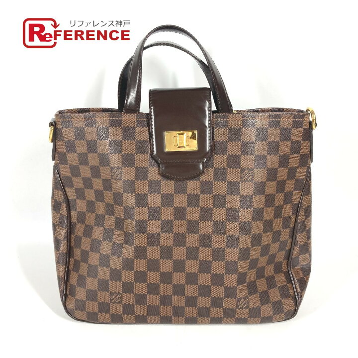 楽天市場】LOUIS VUITTON ルイヴィトン N41177 ダミエ カバ・ローズ 