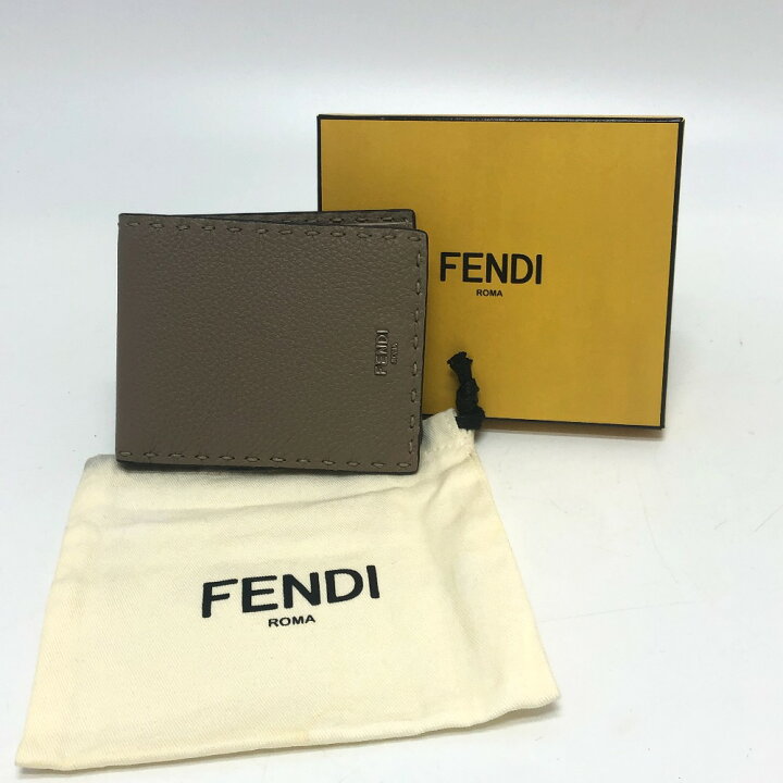 楽天市場】FENDI フェンディ 7M0194 ステッチ セレリア 2つ折り財布  