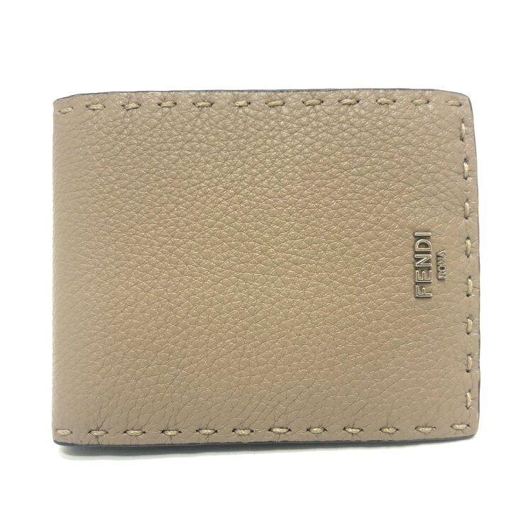 楽天市場】FENDI フェンディ 7M0194 ステッチ セレリア 2つ折り財布 
