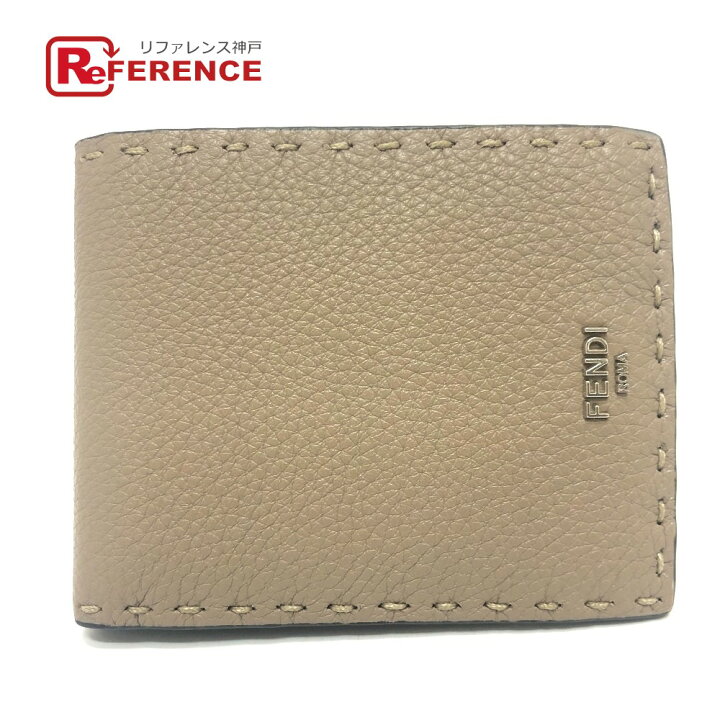 楽天市場】FENDI フェンディ 7M0194 ステッチ セレリア 2つ折り財布  