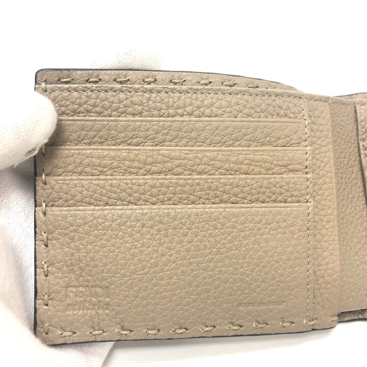 楽天市場】FENDI フェンディ 7M0194 ステッチ セレリア 2つ折り財布  