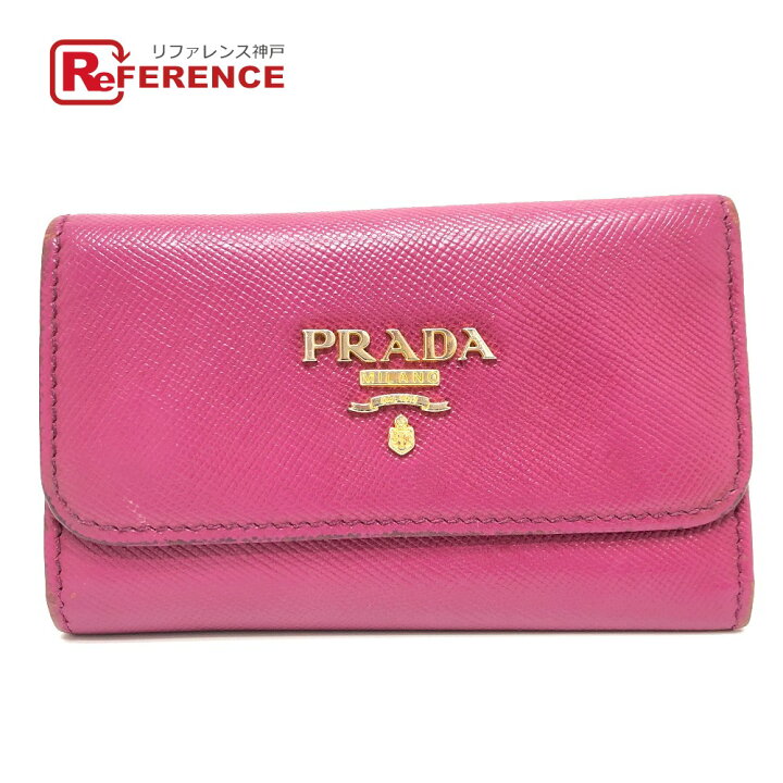 楽天市場】PRADA プラダ 1PG222 ロゴ 6連 キーケース 鍵入れ キー  