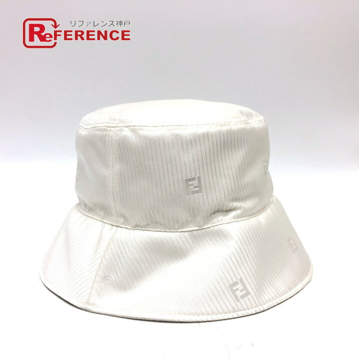 楽天市場】FENDI フェンディ FXQ801 ズッカ ロゴ ストライプ バケット 