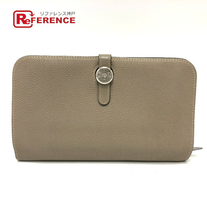 楽天市場】HERMES エルメス ドゴンGM ロングウォレット 長財布 トゴ  