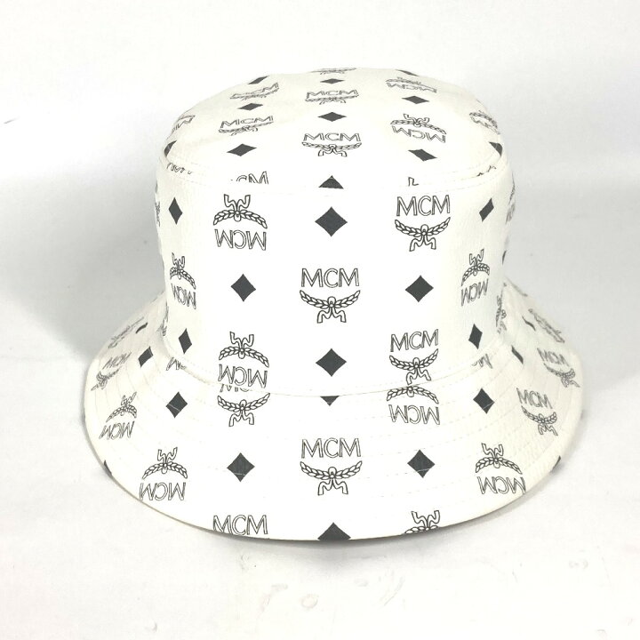 エムシーエム MCM ヴィセトス ロゴ ハット帽 帽子 バケットハット 