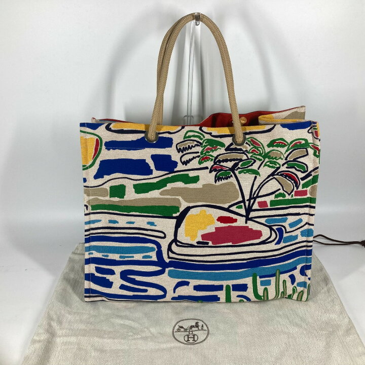 楽天市場】HERMES エルメス ビーチバッグ カバン ファルニエンテ っ  