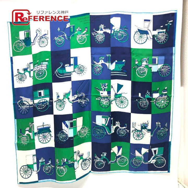 楽天市場】HERMES エルメス カレ90 Voitures Exquises 精巧な馬車  