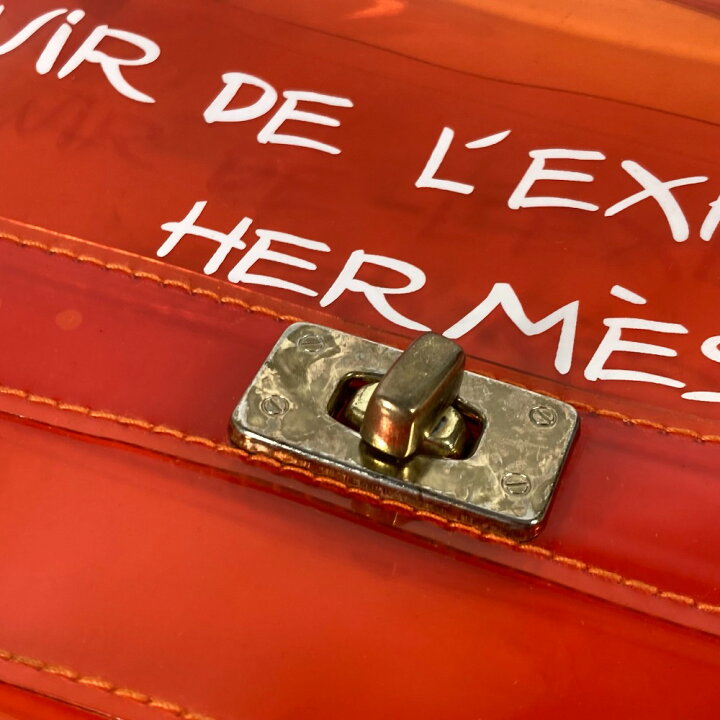 楽天市場】HERMES エルメス ビニールケリー ハンドバッグ トートバッグ 