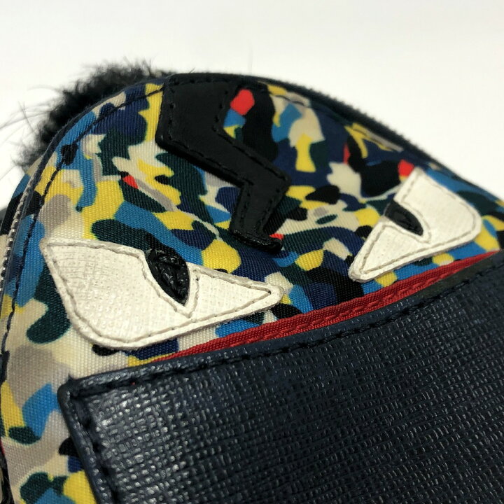 楽天市場】FENDI フェンディ 7AR432 モンスター バックパック リュック 